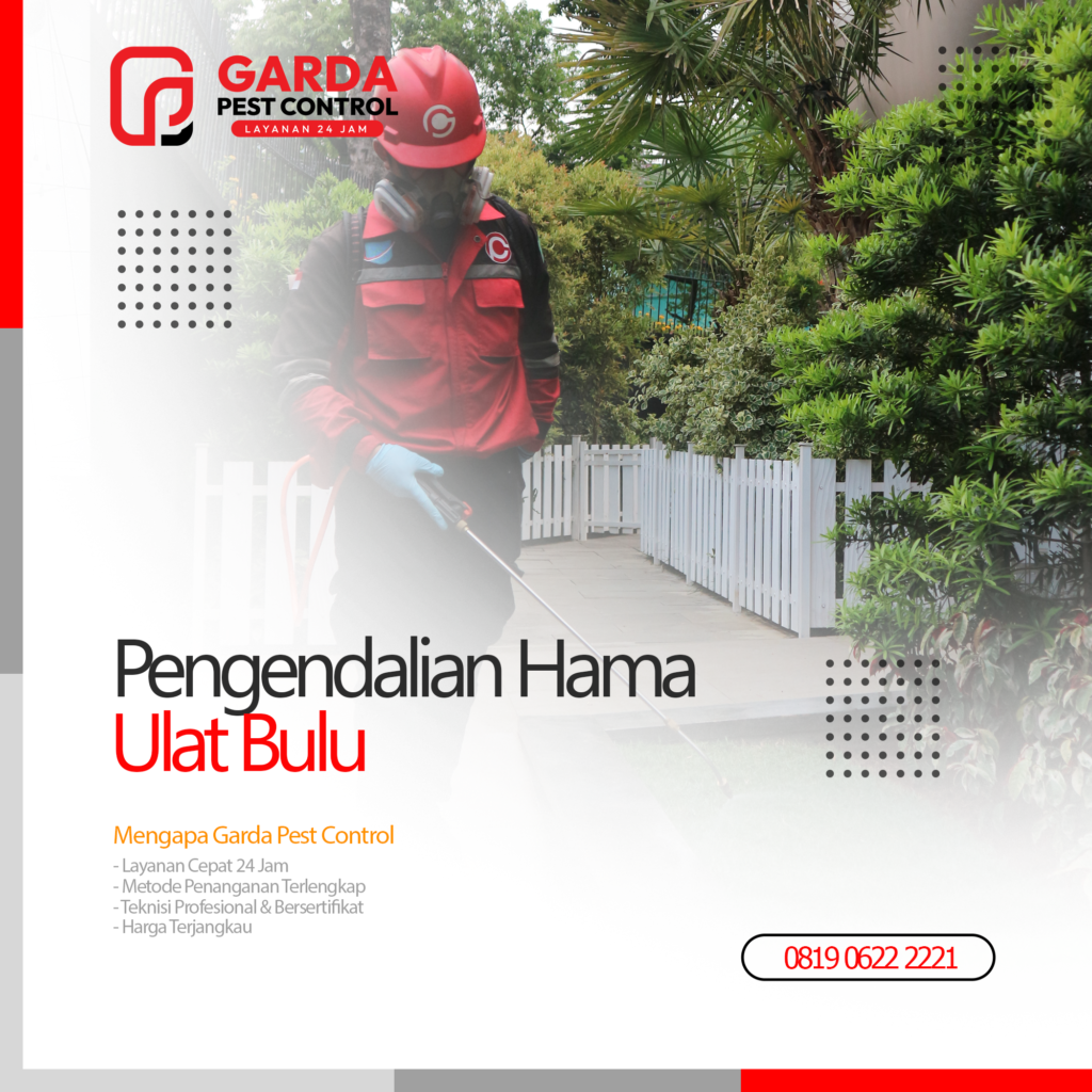 Jasa Pembasmi Ulat Bulu di Bali Area Taman dan Pohon