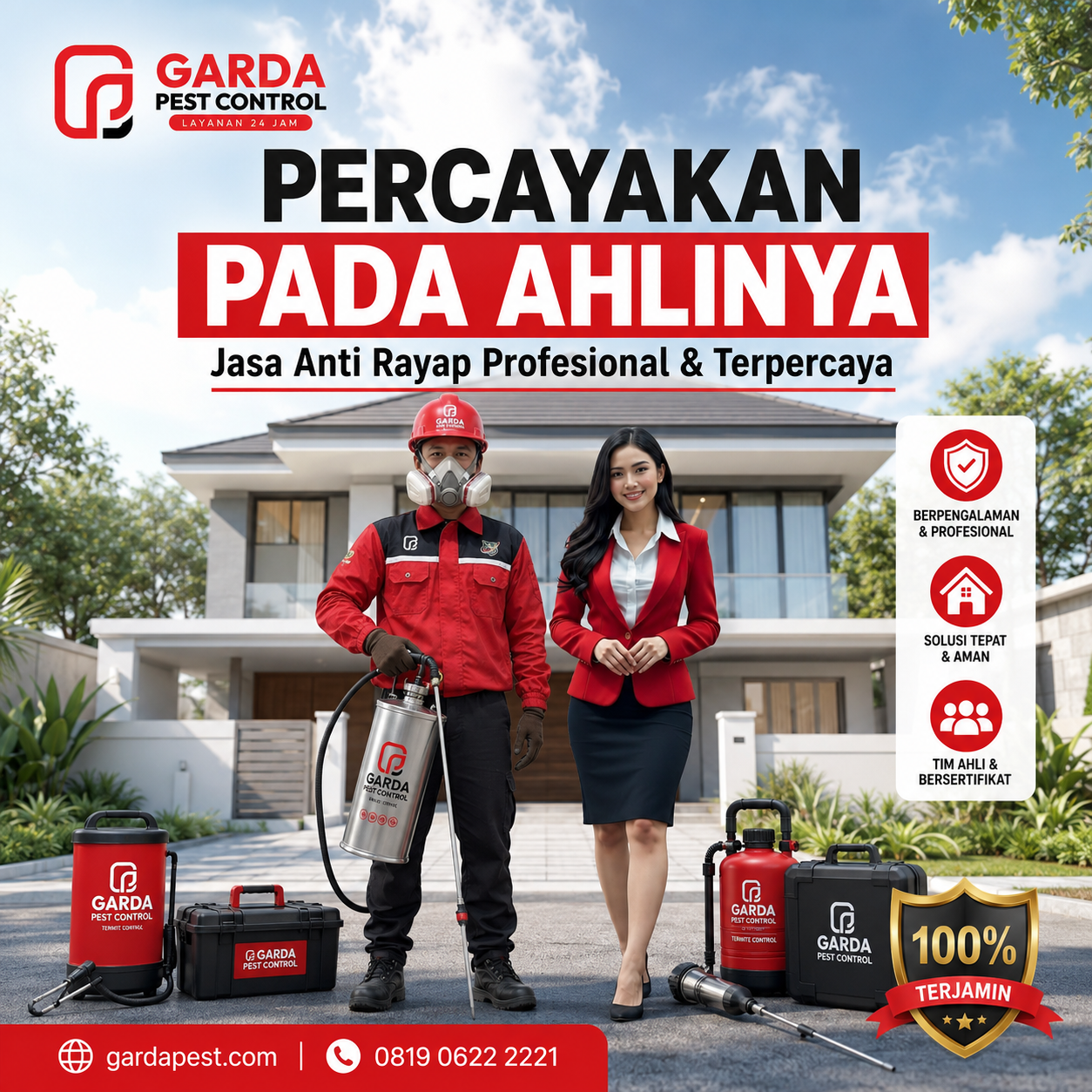 Jasa Anti Rayap untuk Villa dan Hotel Bali Bergaransi
