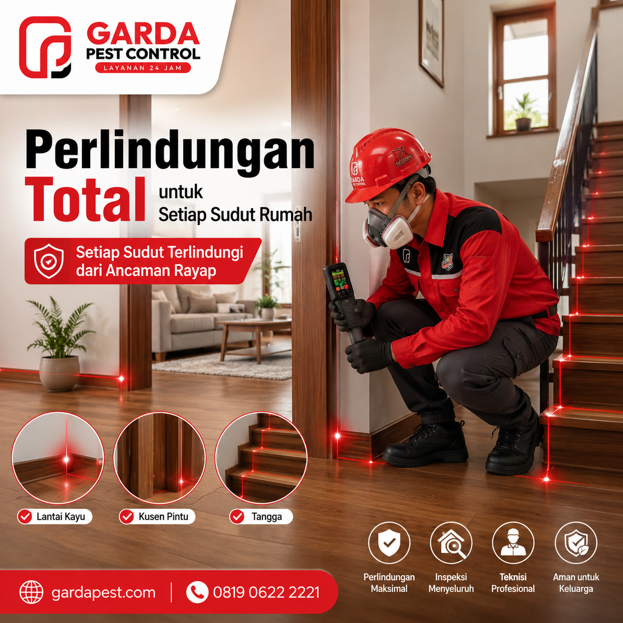 Jasa Anti Rayap untuk Hotel dan Resort Bali dari Garda Pest Control