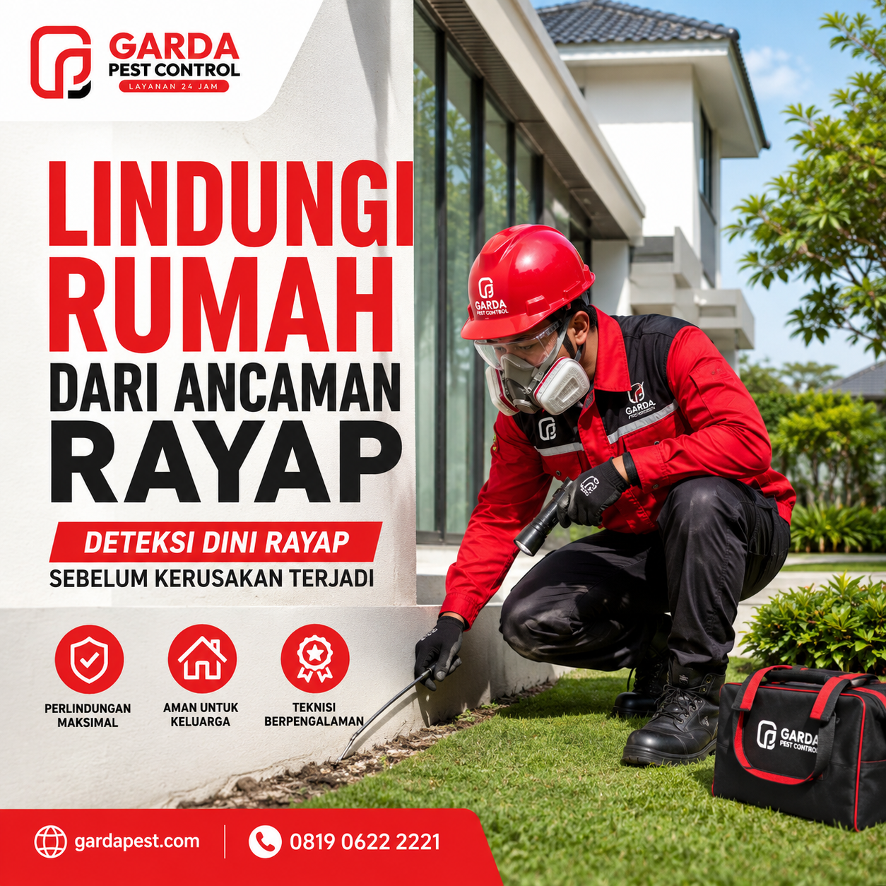 Ciri Fondasi Kayu Bangunan Terserang Rayap yang Wajib Diwaspadai