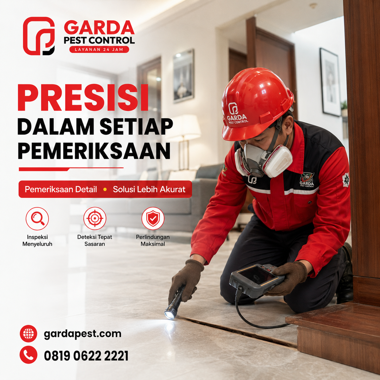Garda Pest Control Bali: Jasa Pest Control Darurat 24 Jam di Bali untuk Penanganan Hama Mendesak