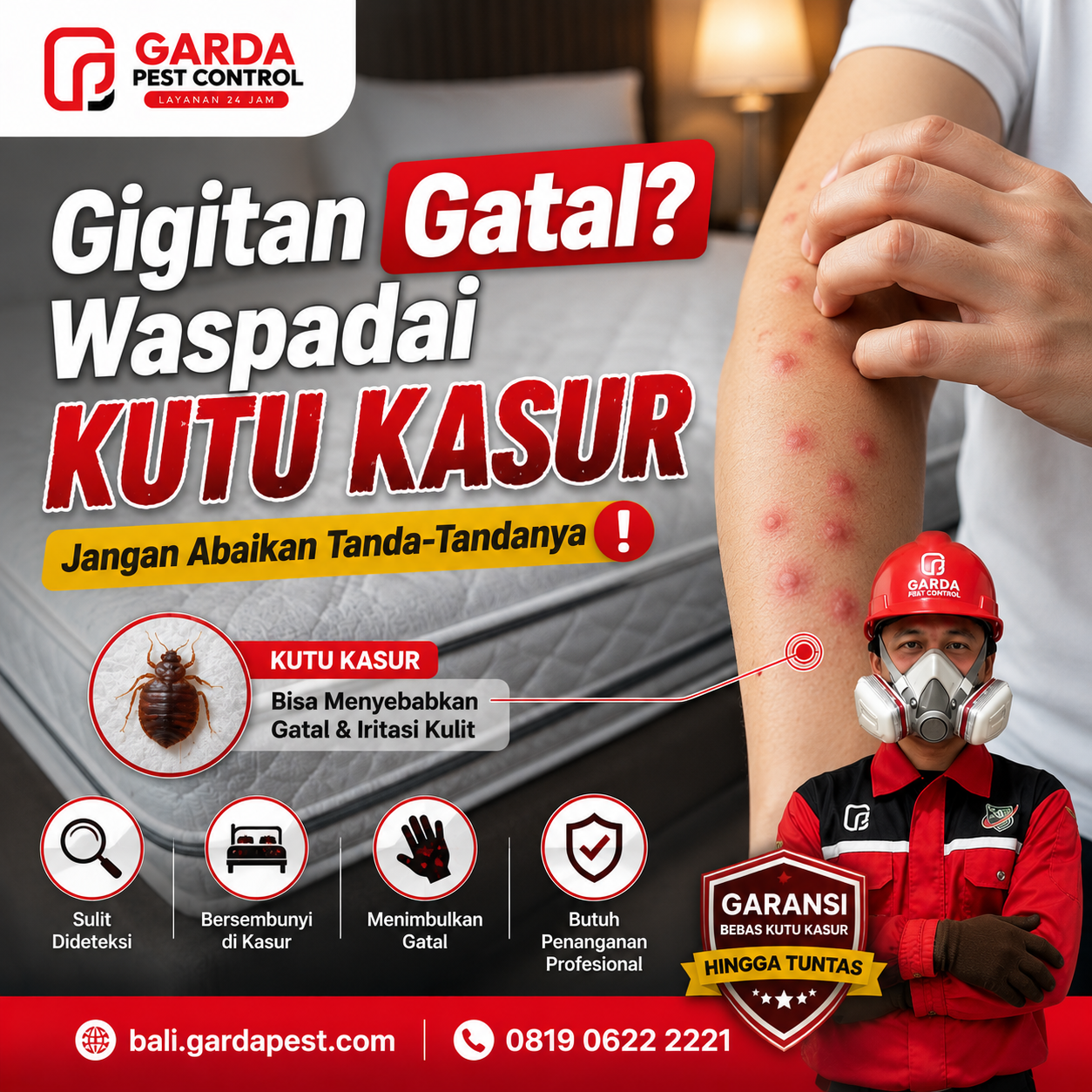 Jasa Pembasmi Kutu Kasur Denpasar Profesional: Solusi Tuntas!