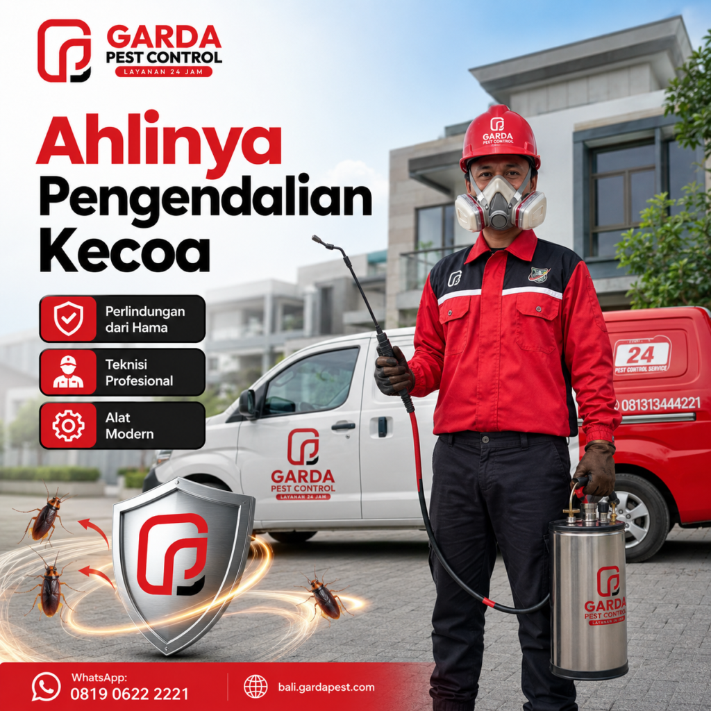 Penyebab Utama Kecoa Banyak di Rumah Area Bali & Cara Mengatasi