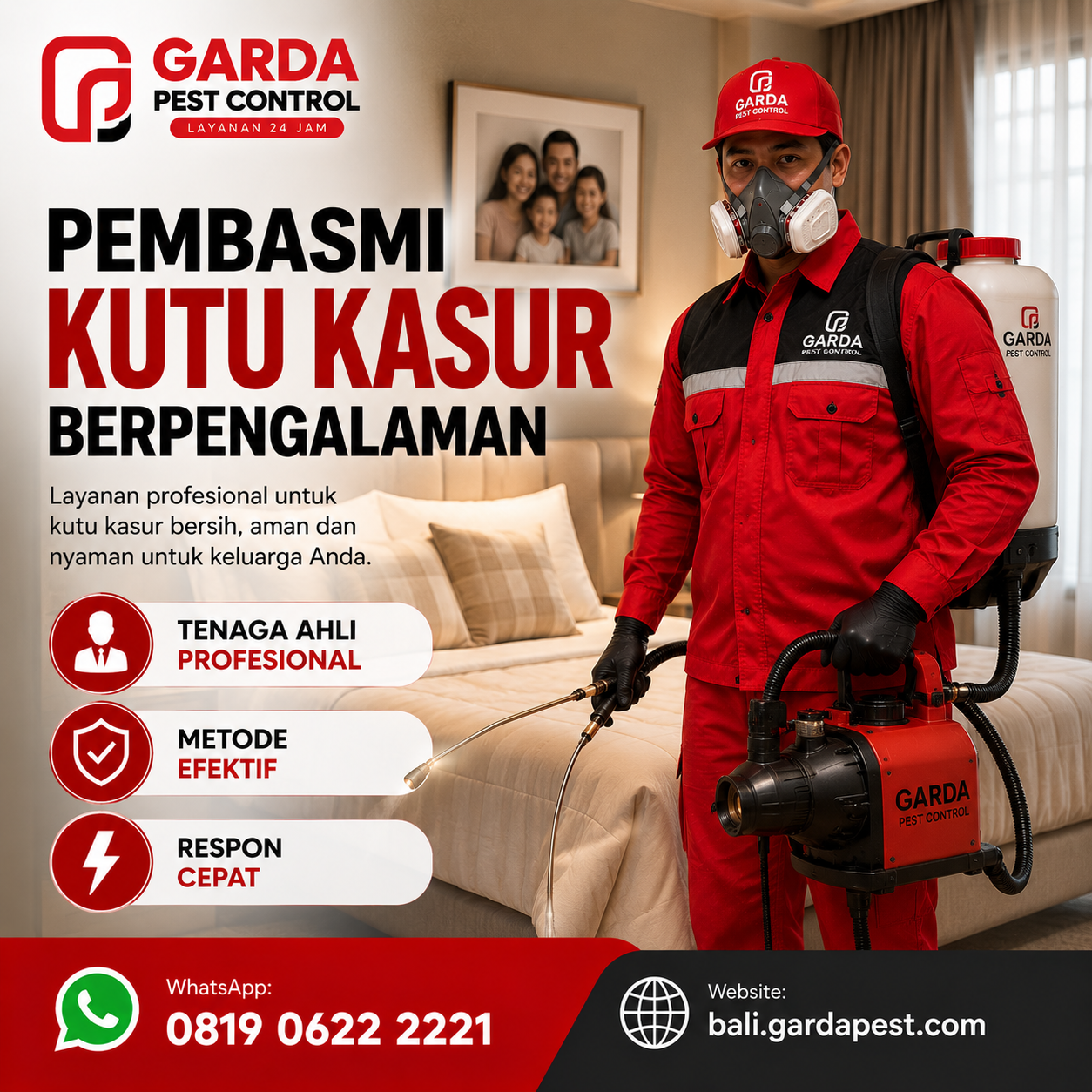 Biaya Jasa Pembasmi Kutu Kasur di Bali dan Panduan Layanan