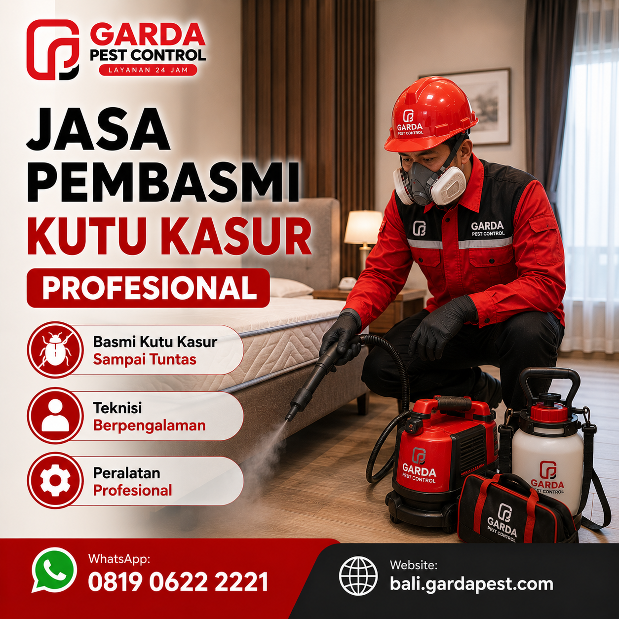 Harga Jasa Pembasmi Kutu Kasur di Bali dan Estimasi Biaya Terbaru