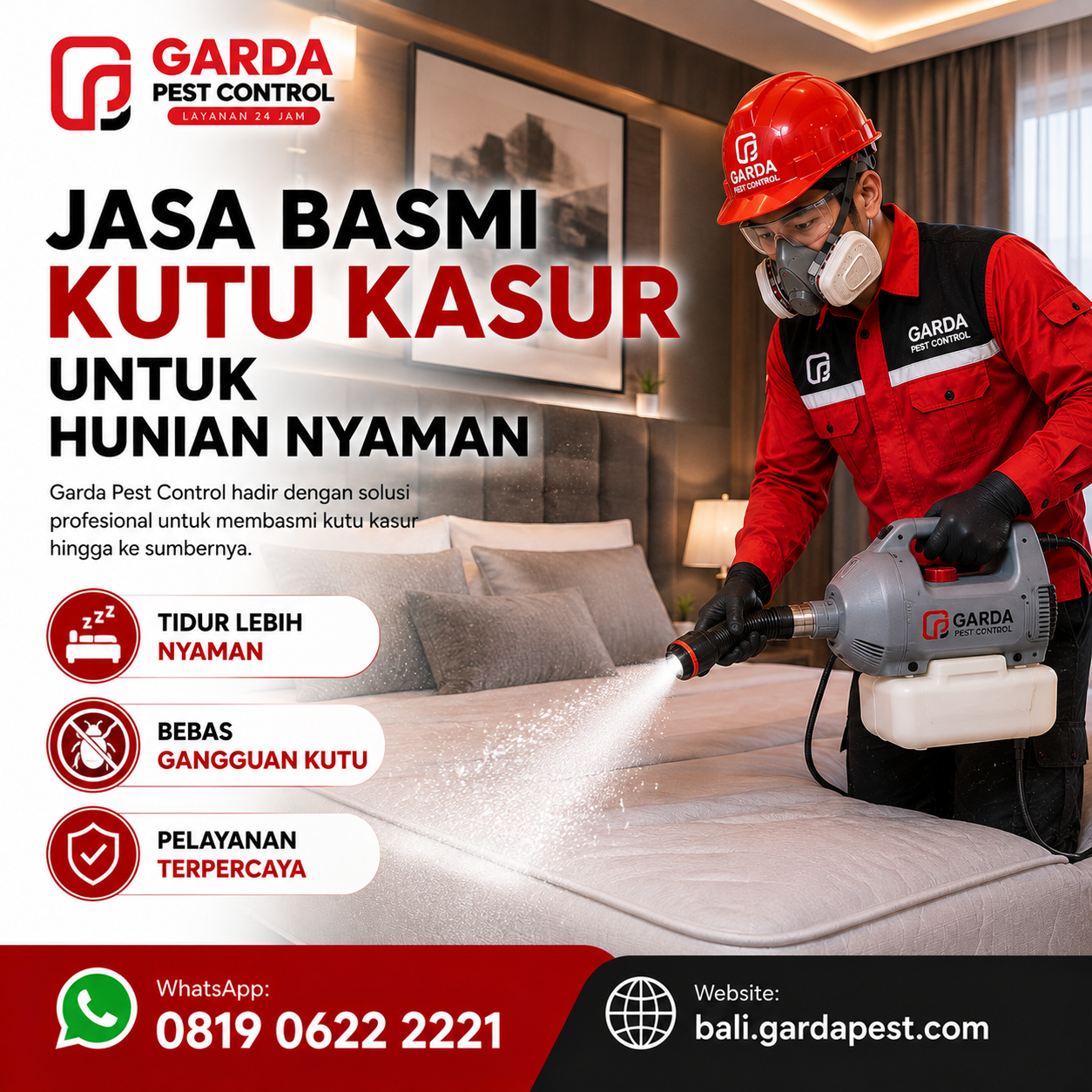 Biaya Jasa Pembasmi Kutu Kasur di Bali dan Panduan Layanan