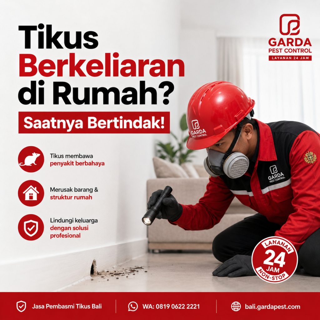 Jasa Pembasmi Tikus 24 Jam Bali: Solusi Cepat Bebas Hama Pengganggu