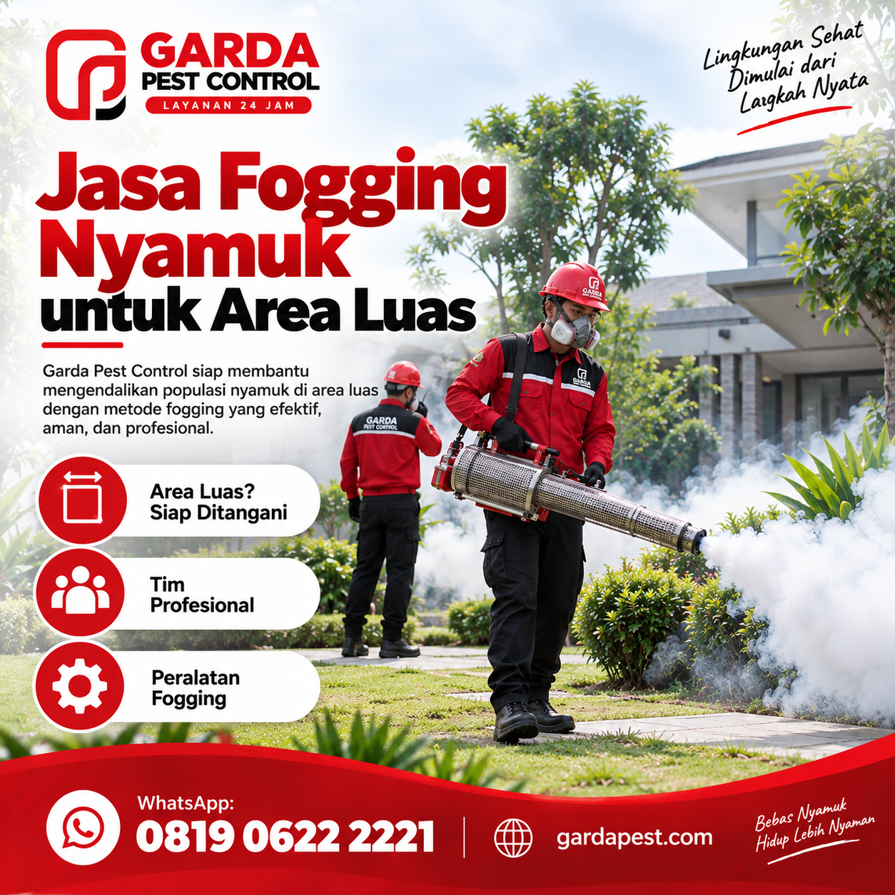 Jasa Fogging Nyamuk di Denpasar & Badung - Layanan 24 Jam